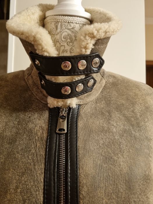 Kożuch męski  skórzany