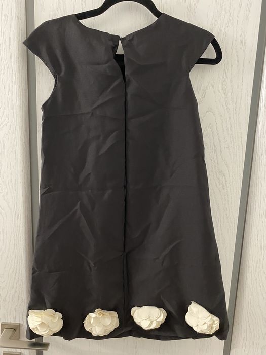Новое шикарное черное платье на девочку 13-14 лет zara
