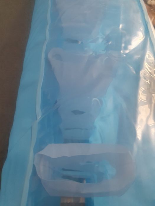 Materac jednoosobowy welurowy