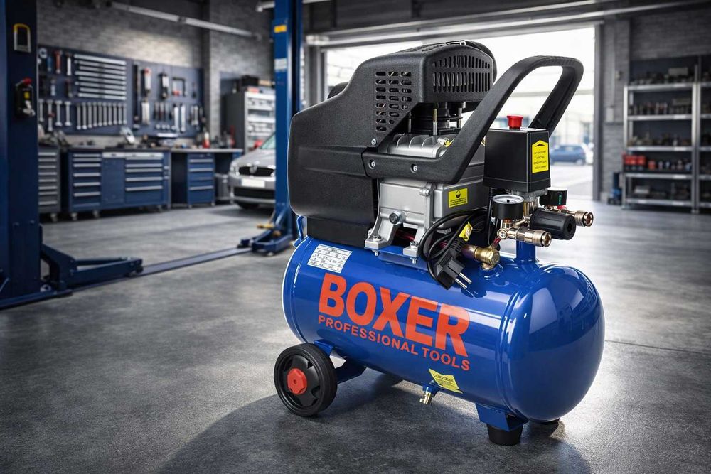 Olejowy kompresor powietrza BOXER BX-3256 – 30L | 1,8 kW | 230V