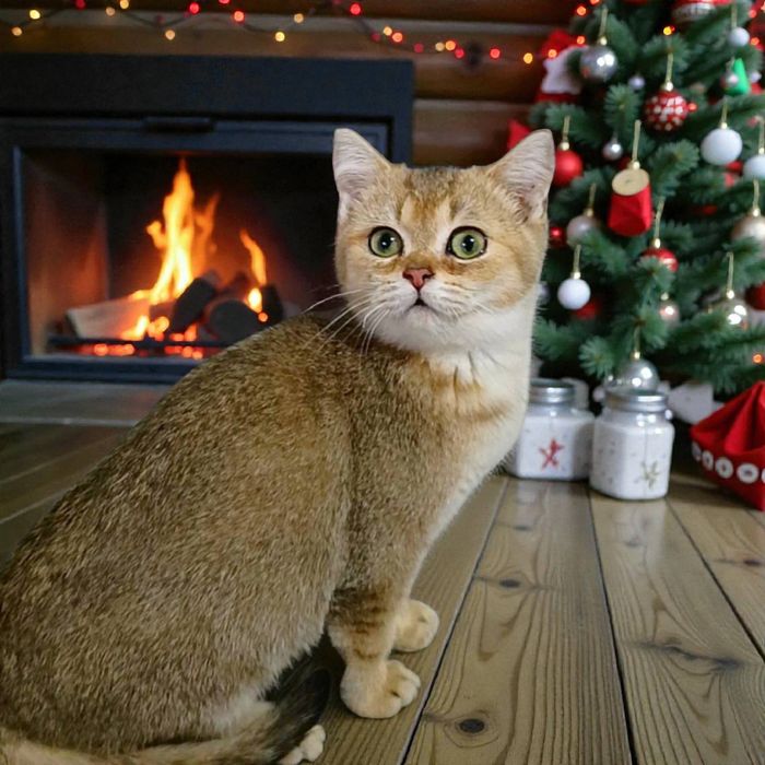 Шотландський прямовухий котик