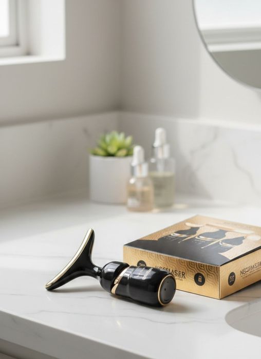 багатофункціональний вібромасажер для обличчя та шиї gushiyuta