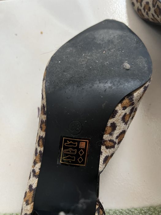 Sapatos padrão leopardo T.38