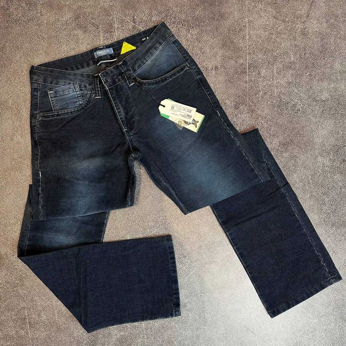 Синій чоловічий вельвет ENRICO BELENO(розмір-30)