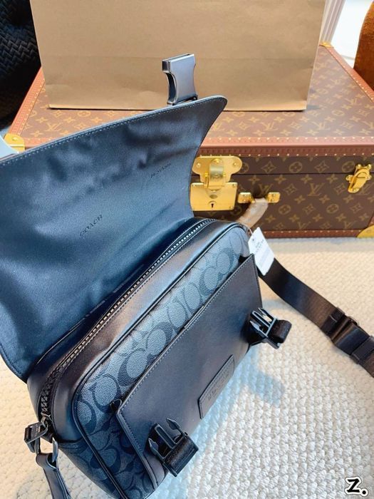Мужская сумка coach кроссбоді чоловіча сумка коач