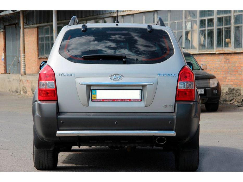 Hyundai Tucson JM 2004- рр. Задня дуга AK002 (нерж.)
