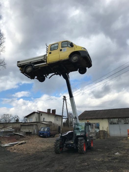 Usługi ładowarką teleskopową ,wywrotkami koparkami, rozładunki maszyn