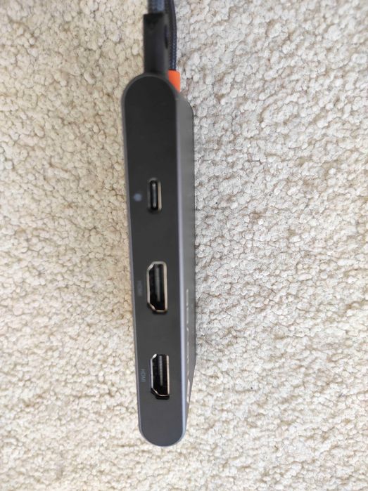 Stacja dokująca NOVOO RM6F 6W1 adapter HUB USB C HDMI 4K PRO DUAL