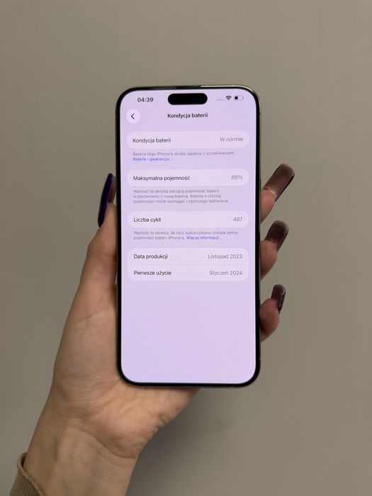Iphone 15 Pro Max 256GB OPIS