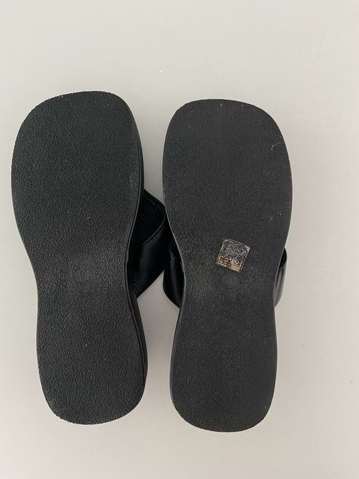 Chinelo Plataforma Preto – Tamanho 40 – Pouco Uso