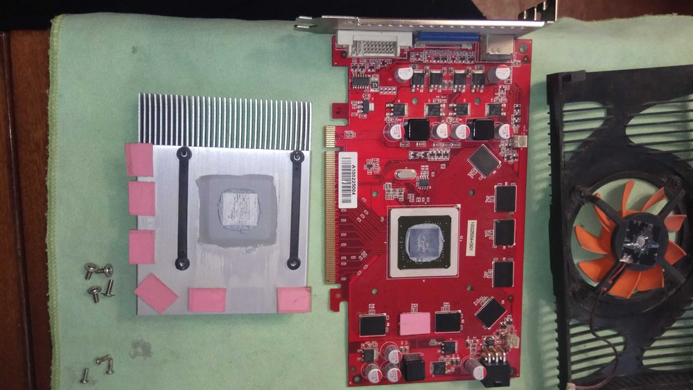Видеокарта GeForce GTS250 E-GREEN 1Gb, 256bit (НЕРАБОЧАЯ)