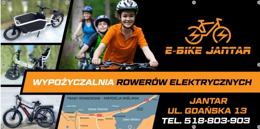 Wypożyczalnia rowerów elektrycznych I tradycyjnych