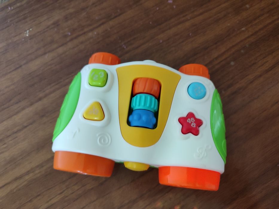 Дитячий розвиваючий ігровий центр автобус бінокль брязкальця