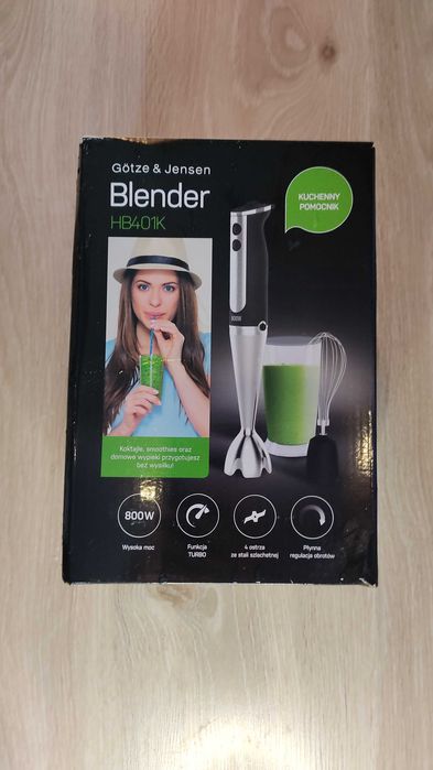 Blender GÖTZE & JENSEN HB401K | 800W | ZESTAW | NOWY