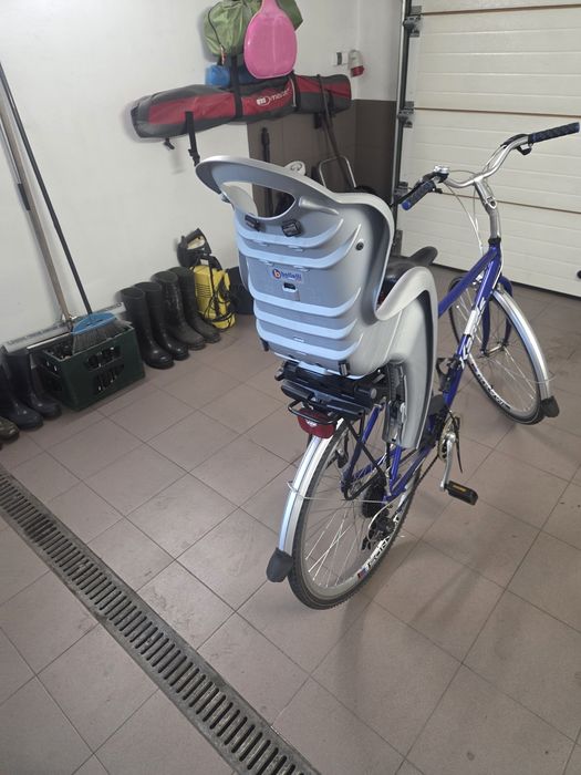 Fotelik rowerowy na bagażnik belelli