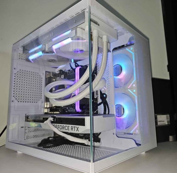 PC GAMING Full White – i5-12600KF • RTX 4060 • 32GB DDR4 RGB • AIO Lian Li • Perfeito FHD/QHD