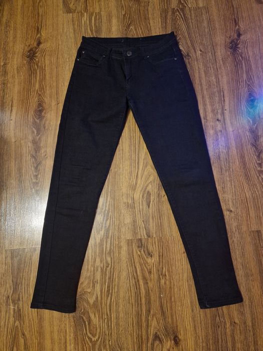 Ciepłe jeansowe spodnie