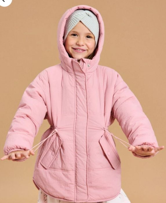 Весняна куртка-пальто для дівчинки  140 розмір