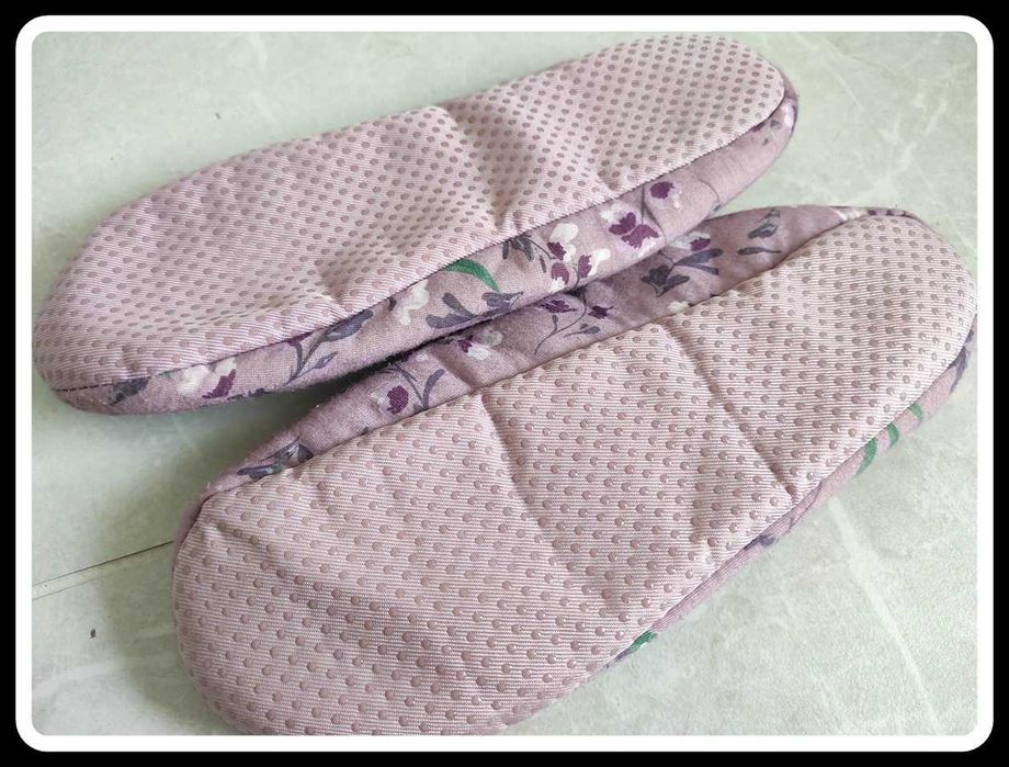 Kapcie damskie 37 bambosze wkładane 24 cm