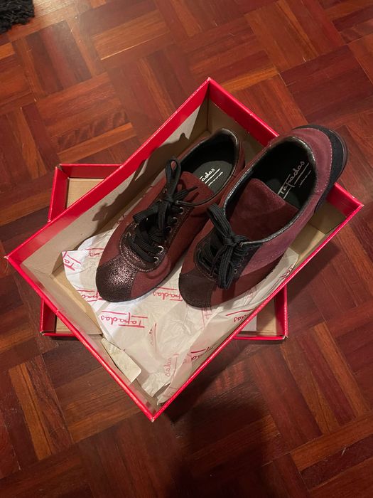 Tenis bordeaux senhora