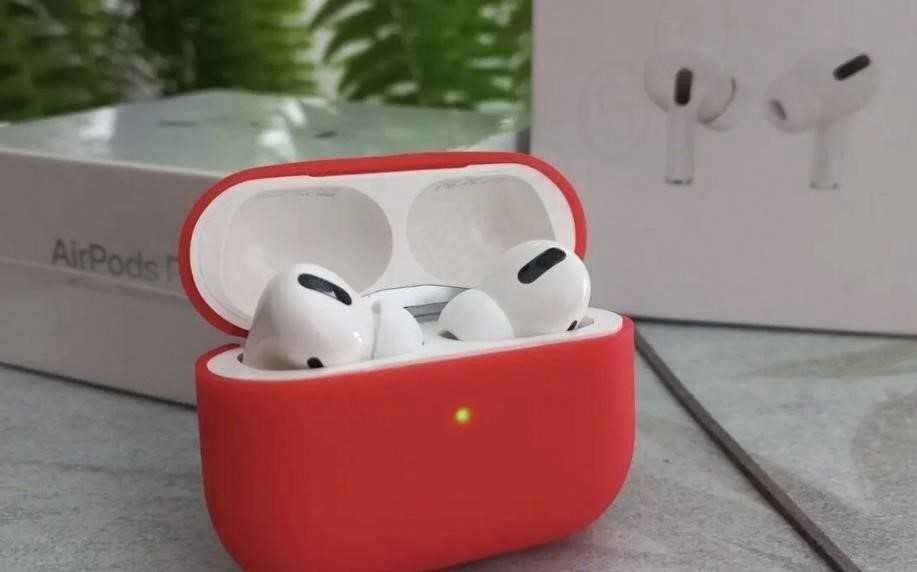 АирПодс Pro Беспроводные Наушники с шумоподавлением+чехол