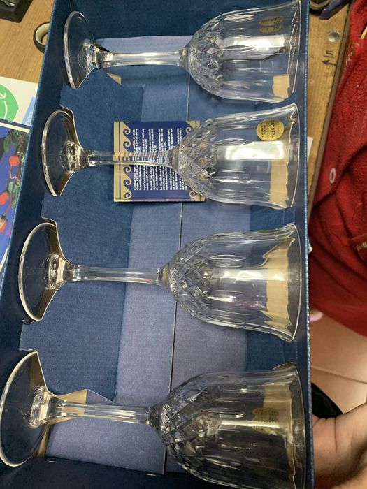 Conjunto de copos crapy cristal italy