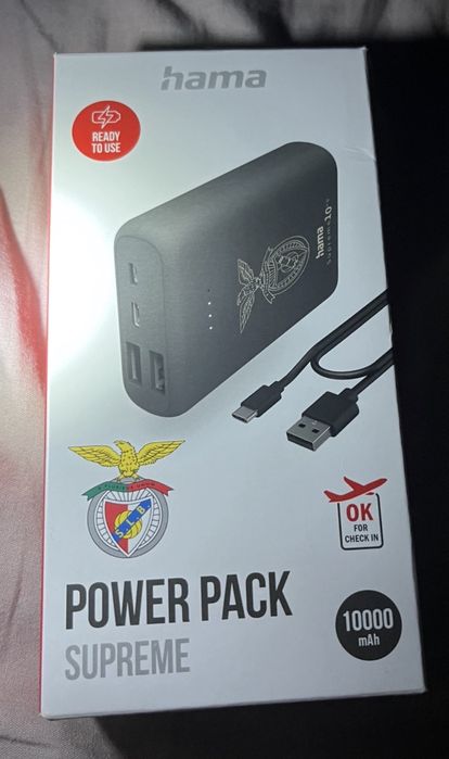 Vendo PowerBank Hama Benfica. ( Não Baixa de Preço ).