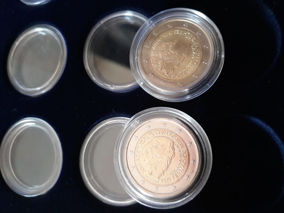 2 moedas 2 Euros Fernão de Magalhães 2019