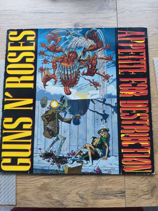Guns N' Roses – Appetite For Destruction (1987) ORIGINAL FIRST PRESS | R/S Alsdorf A/B | Okładka „Robot”