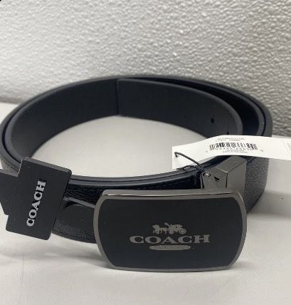 Чоловічий ремінь COACH Plaque орігінал