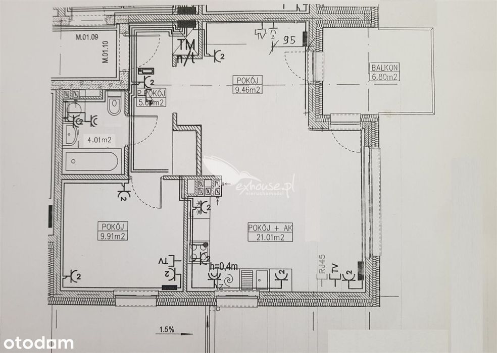 Jar | Sosnowe Zacisze | 2 pokoje | 52 m2