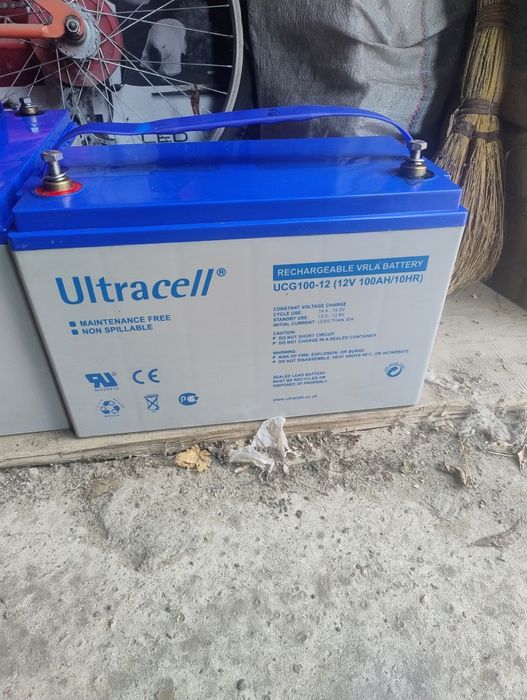 Продам б.у АКБ AGM Ultracell UCG100-12 GEL 12V 1