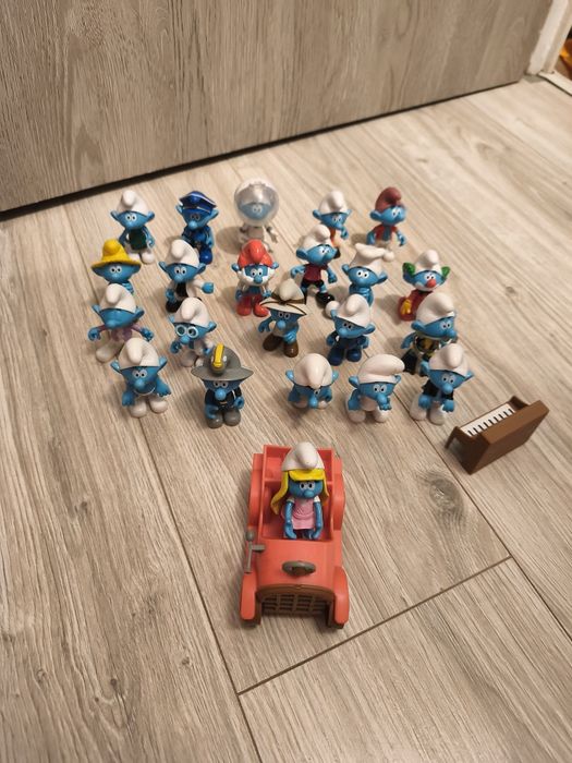 Smerfy figurki deagostiny