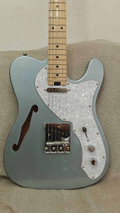 Guitarra Elétrica Semi-Hollow Azul Metalizado