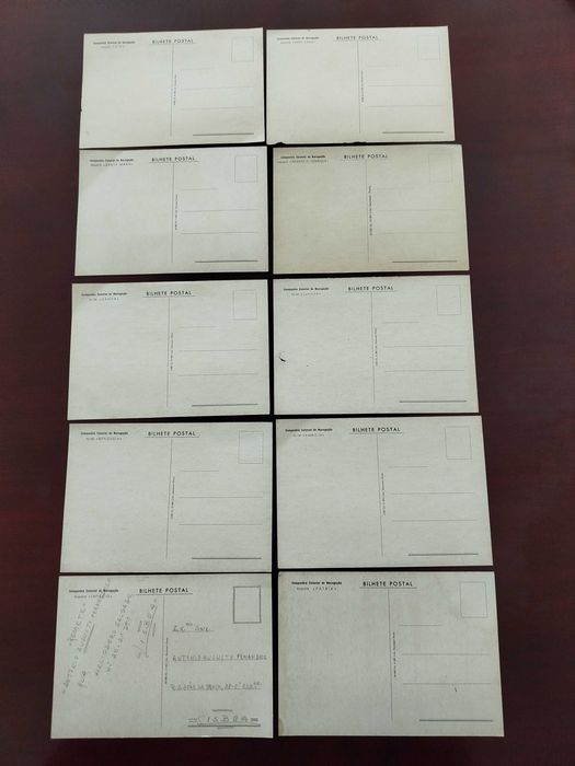 Lote de Postais Raros "Companhia Colonial de Navegação"