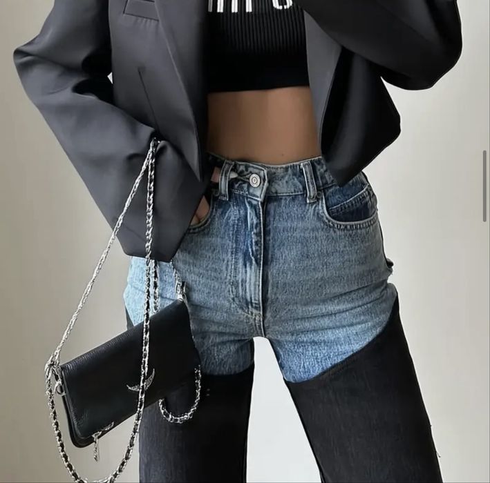 Джинси з завишеною талією