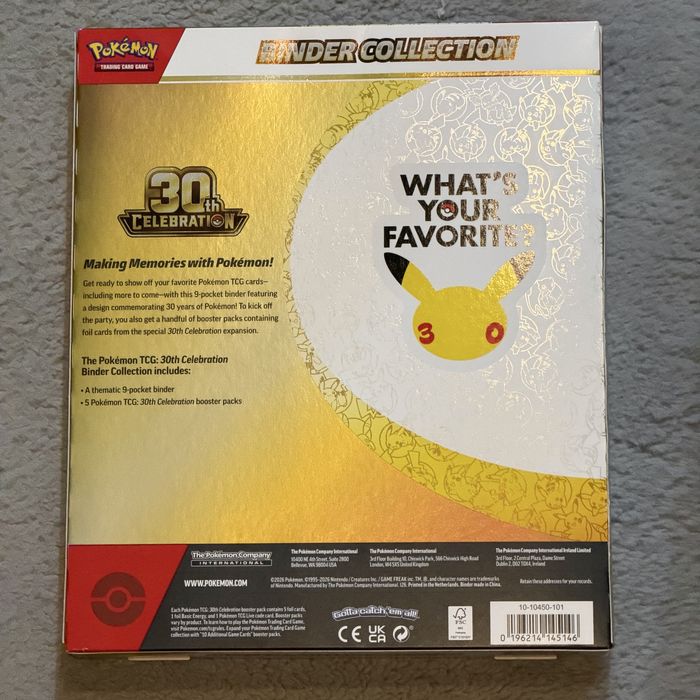 Pokémon 30th Celebration Binder Collection