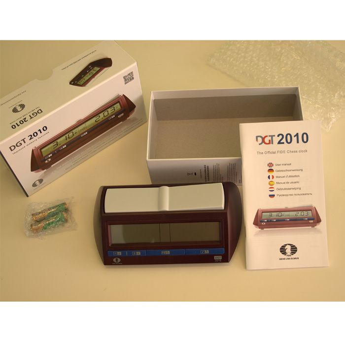 Relógio de Xadrez DGT 2010 Second Generation (Novo)
