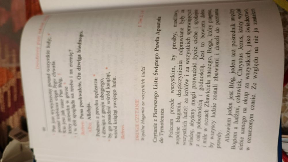 Używane lekcjonarz mszalny 5