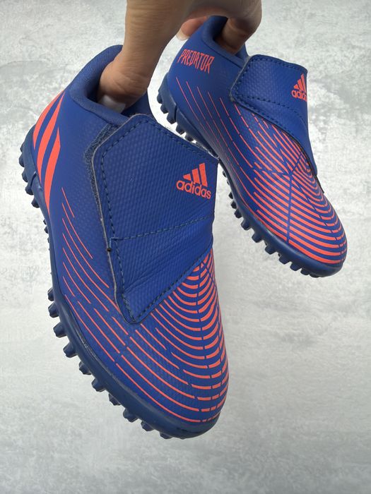 Дитячі футбольні сороконіжки Adidas Predator Edge.4 VEL TF J, оригінал, р. 26, (на стопу 14.5-15 см)