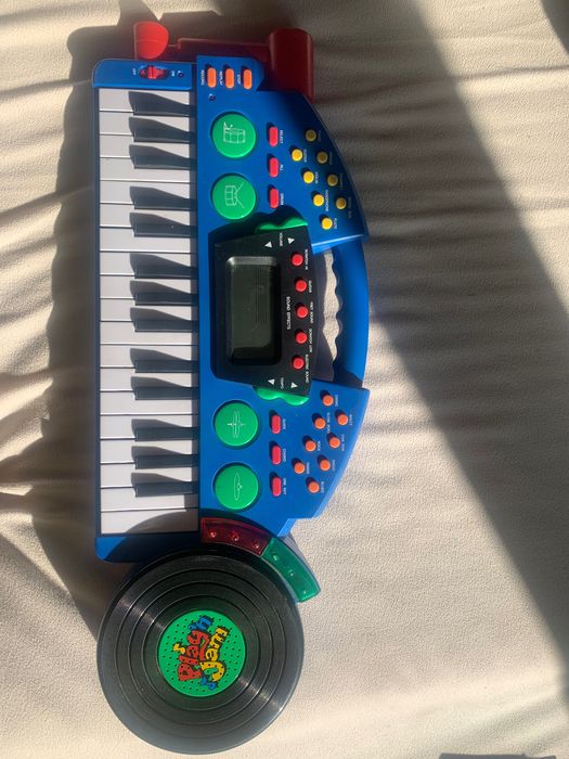 Zabawka interaktywna keyboard + mikrofon