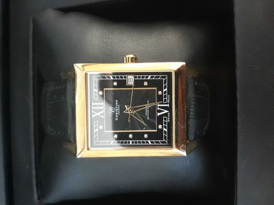 Мужские Швейцарские часы с брилиантами