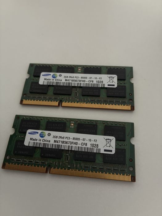Memoria RAM DDR3 2gb marca Samsung