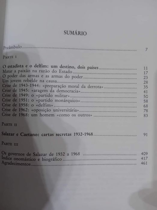 Salazar Caetano Cartas Secretas