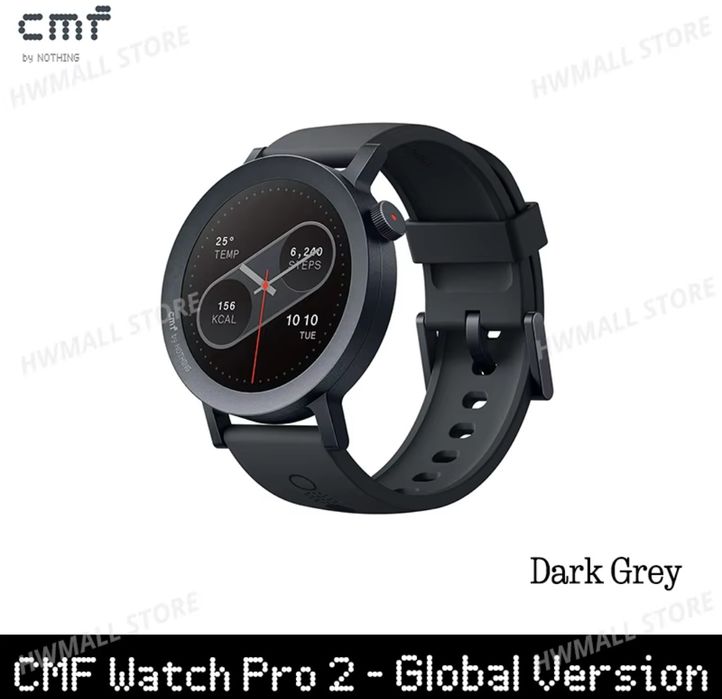 Cmf by Nothing Watch Pro 2, Global, Black/Grey.Amoled.+Подарок#