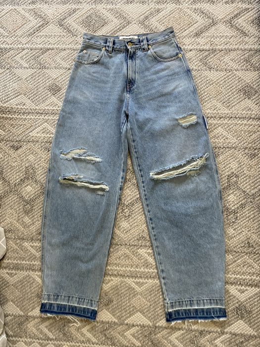 DARKPARK Blue Audrey Barrel Leg Carpenter Jeans джинси жіночі