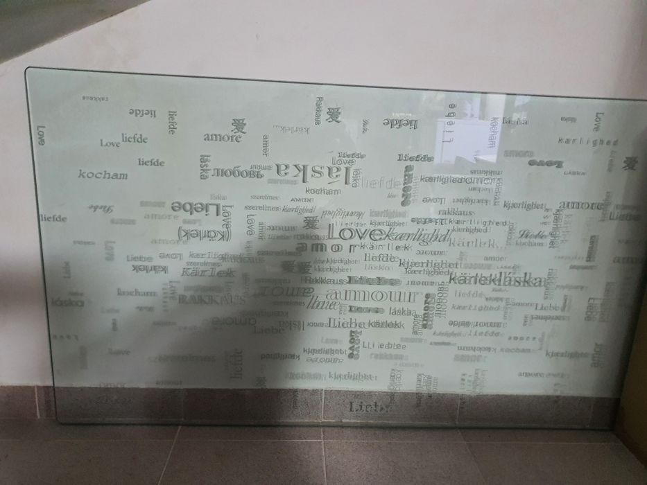 Tampo de vidro lindissimo para mesa balcao ou bancada