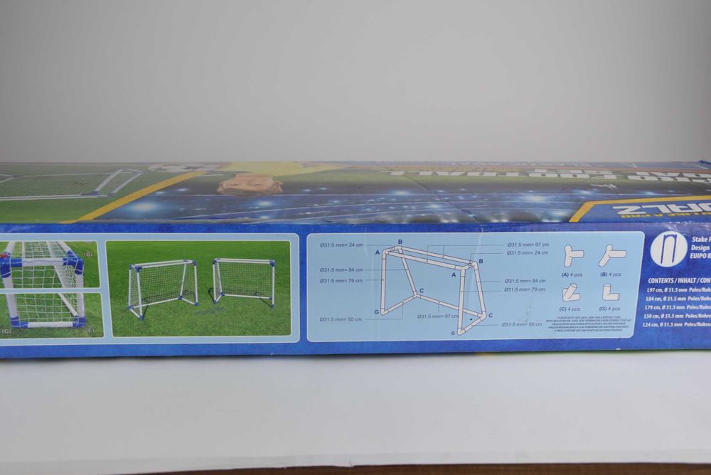 Bramki piłkarskie dla dzieci GOALZ – zestaw 2 szt.,  97×84 cm | NOWE