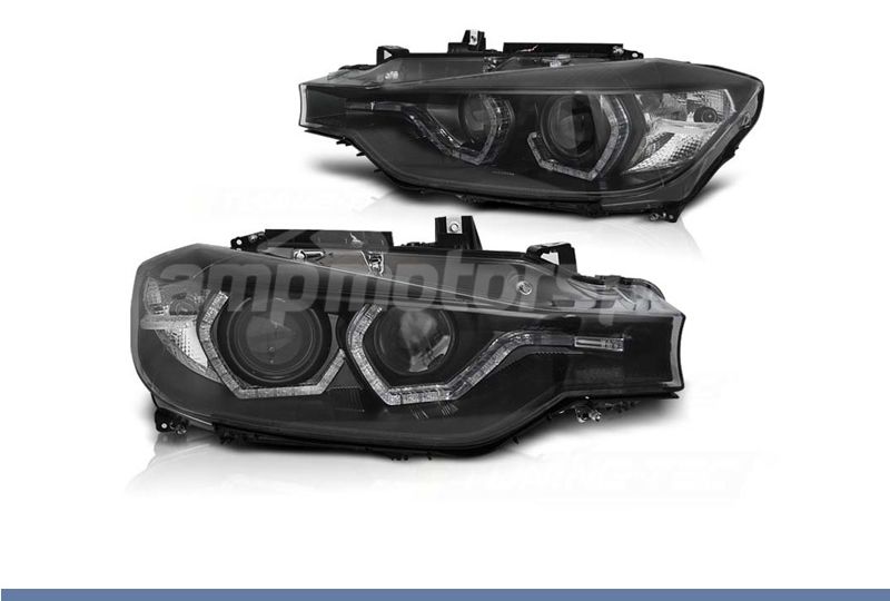 FAROIS DIANTEIROS ANGEL EYE LED DRL PARA BMW SERIE 3 F30 / F31 / BERLINA / TOURING