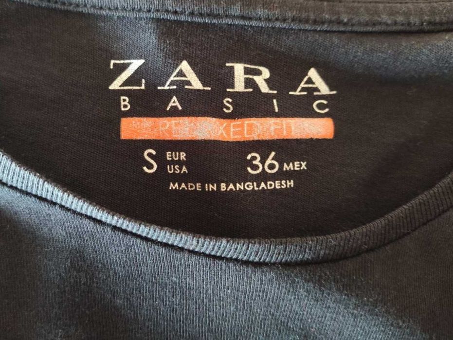 Чоловічий лонгслів Zara Basic (Розмір S, Чудовий стан)